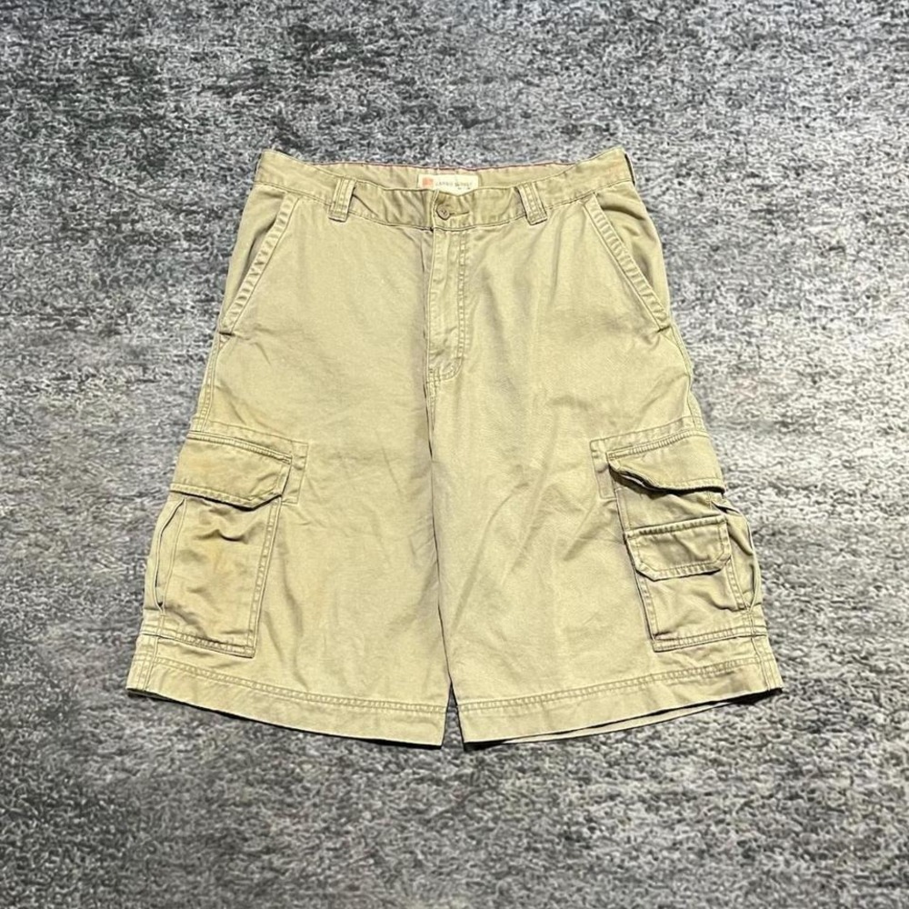 Vintage Y2K Mossimo Cargo Shorts Mens 36‎ Beige Baggy Utility Skater